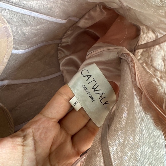 Pink Catwalk Couture Gown - Picture 5 of 5